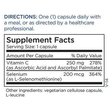 Selenium 200mcg * Metabolic Maintenance Supplement - Conners Clinic